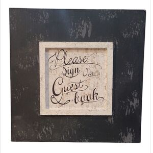 Please Sign Our Guest Book Frame